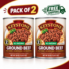 Keystone All natural Ground Beef 28 oz Can, PACK OF 2 Free Shipping