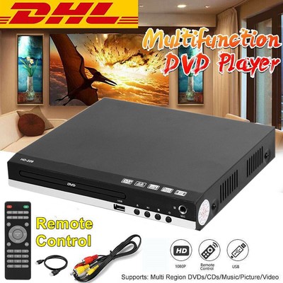 Full HD DVD Player mit HDMI/AV CD Spieler USB MP3 Mit Fernbedienung DVD Player