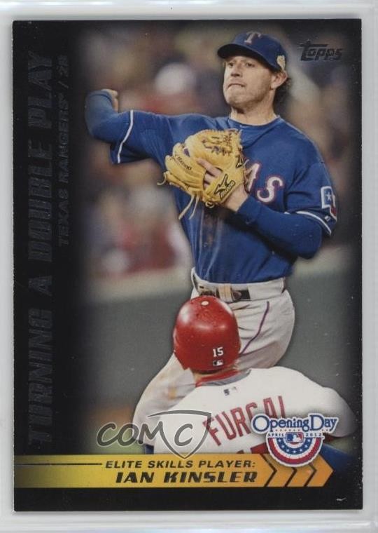 2012 Topps Opening Day Elite Skills Player Ian Kinsler #ES-4 0nr3