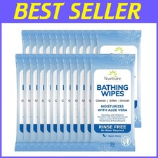 Adult Bathing Wipes with Aloe  192 Count