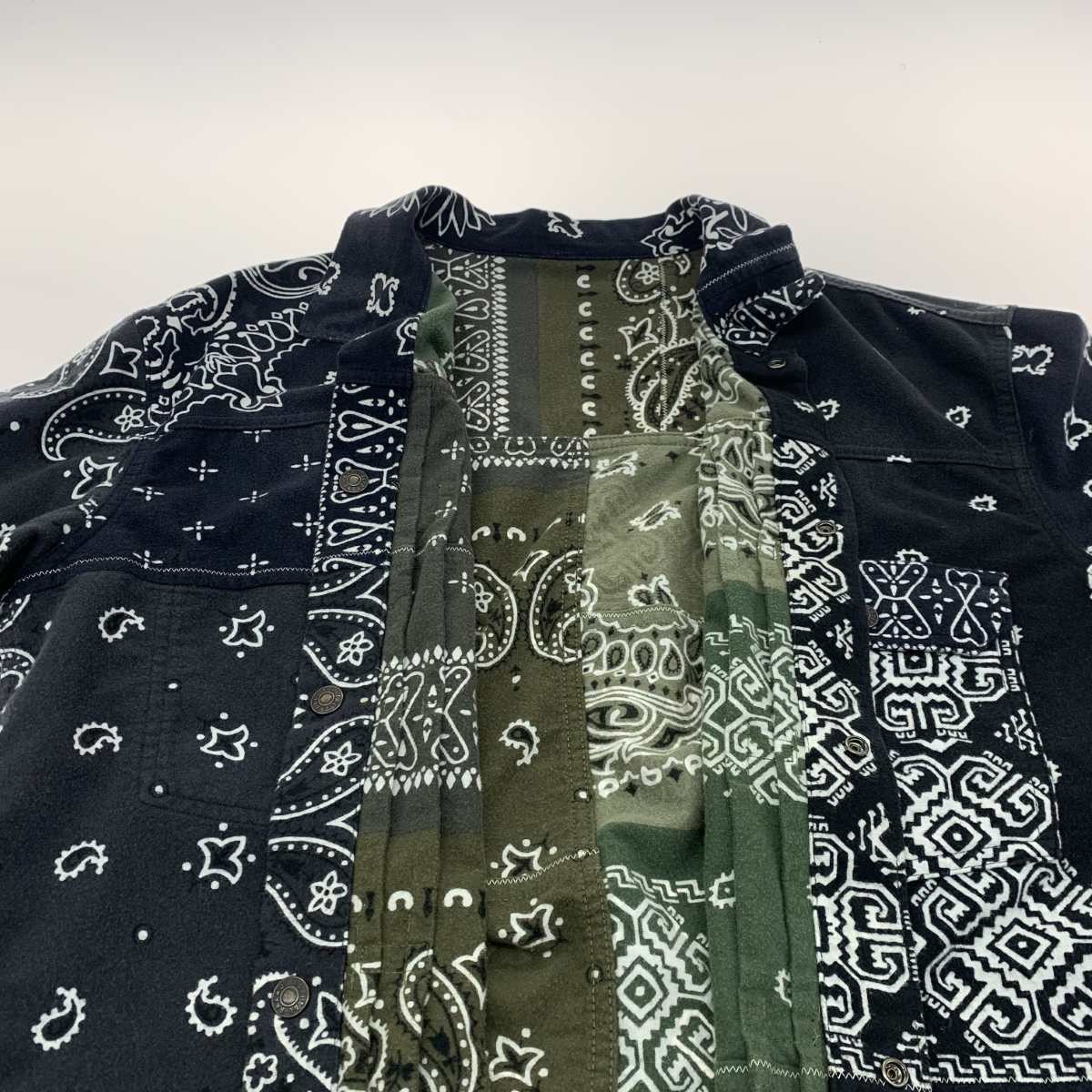 Used KAPITAL Capital Men s Clothing Jacket Flannel Reversible Bandana pt 1st JKT