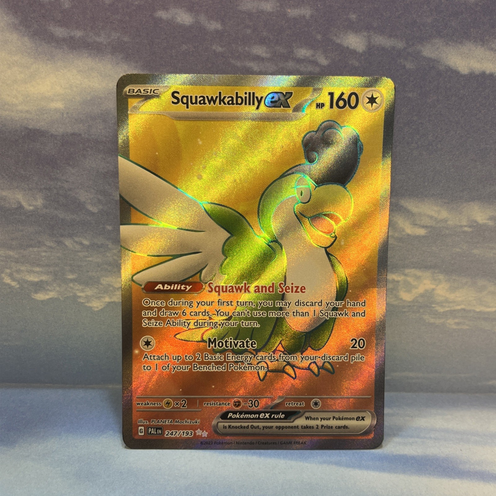 Pokemon Squawkabilly EX #247