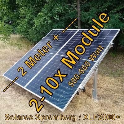Freilandanlage Flamingo XLF2000+ 20-30 Grad Photovoltaik Solar für Haus / Garten