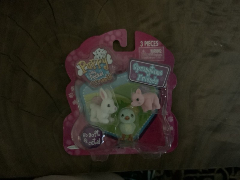 Vintage Puppy In My Pocket And Friends Set In Original Packaging 
