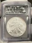 2007 American Silver Eagle ASE $1 ICG MS70 First Day Of Issue FDOI First 15,000