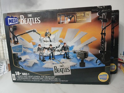 Mega Showcase Ladies & Gentlemen The Beatles! Ed Sullivan Show Stage Lighted New