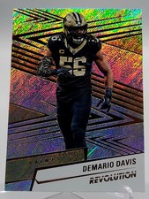 2025 REVOLUTION DEMARIO DAVIS SILVER FOOTBALL CARD SAINTS NFL 139 panini