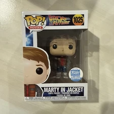 Funko Pop! Back To The Future - Marty In Jacket #1025 Funko Shop Exclusive