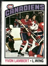 1976-77 Topps Yvon Lambert #232 Montreal Canadiens