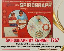Toy Parts: SPIROGRAPH, Kenner, 1967, replacement parts