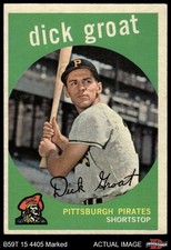 1959 Topps #160 Dick Groat Pirates 1.5 - FAIR