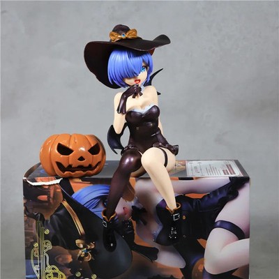 Re:Zero Rem Halloween Magic Night Anime Figure 18cm PVC Statue Collectible Desk
