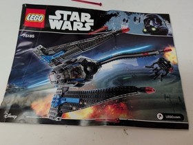 LEGO Star Wars 75185: Tracker 1 Incomplete No Minifigs Comes With Instructions
