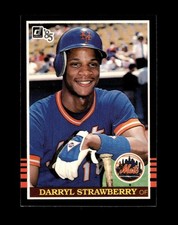 1985 Donruss Set-Break #312 Darryl Strawberry NR-MINT *GMCARDS*