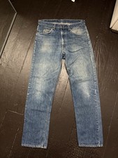 Vintage 80s Levi’s 20505 Orange Tab 33x29 USA Made Straight Leg Jeans