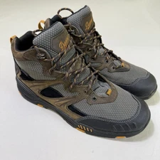 Danner Mens 12240 Springfield Black/Tan 4.5" Size 13 D Oil/Slip Resistance EUC