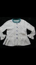 Matilda Jane girls sweater Size 6 HTF GOLDEN SPARKLES AND BUTTONS