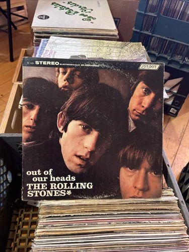 Vintage Rock LP The Rolling Stones Out of our heads London PS429ST Vinyl Record
