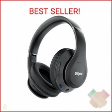 Uliptz Wireless Bluetooth Headphones, 65H Playtime, 6 EQ Sound Modes, HiFi Stere