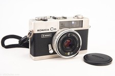 Konica C35 Compact 35mm Film Rangefinder Camera with Hexanon 38mm  Cap V21