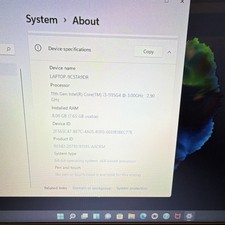 HP 11th Gen i3 8GB RAM 256GB SSD Windows 11 Laptop – Fast, Clean, Ready to Use