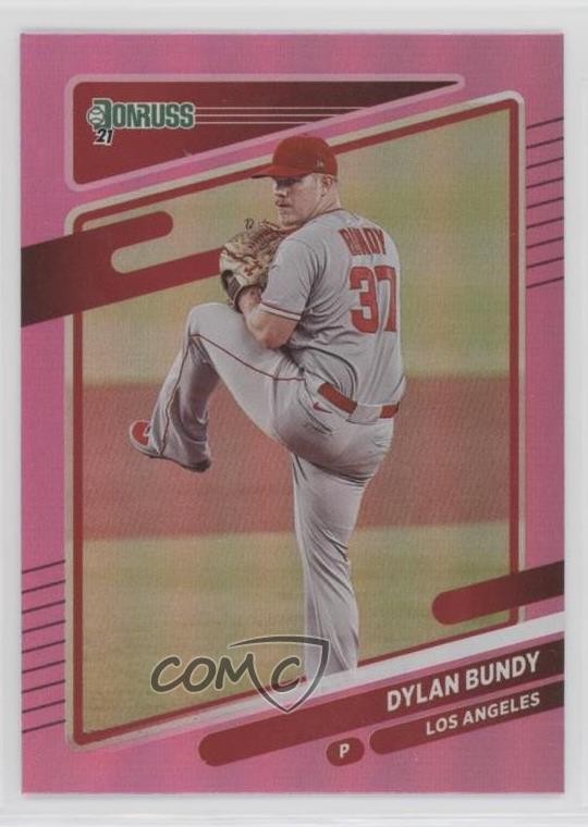 2021 Panini Donruss Holo Pink Dylan Bundy #205 0ce9