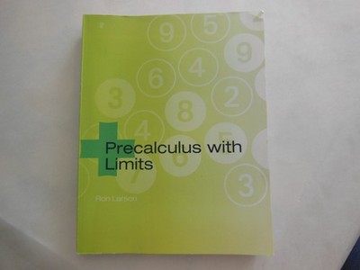 Precalculus With Limits-3rd Edition by Ron Larson (2014, Trade Paperback)