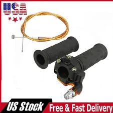 Pair Mini ATV Twist Throttle Accelerator Grip 47cc 49cc Quad Pocket Rocket Dirt