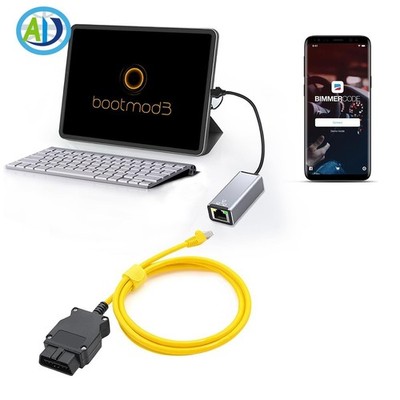 ENET OBD2 Kabel mit USB, Typ-C auf RJ45 für BMW F-Serie Codierung, E SYS,...