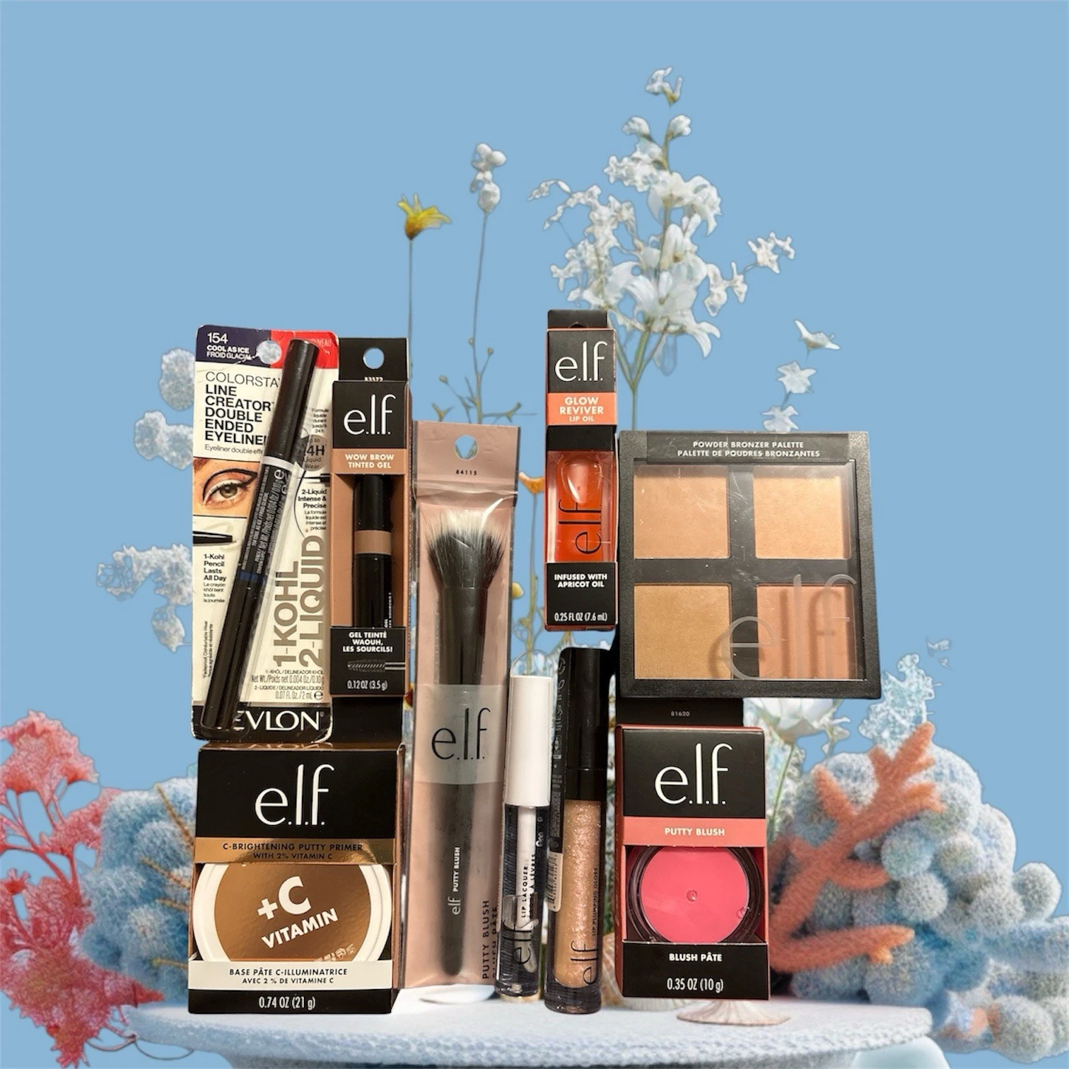 Kit of 9 totally new makeup