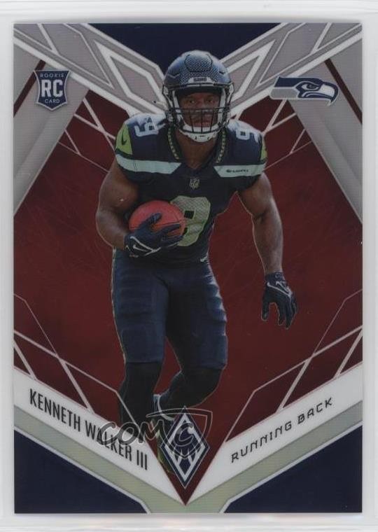 2022 Panini Phoenix Rookies Red 103/250 Kenneth Walker III #118 Rookie RC