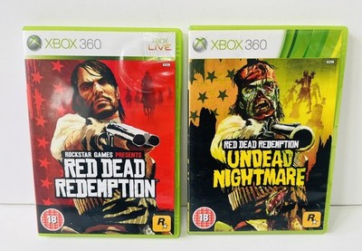 Xbox 360 Bundle Red Dead Redemption & Undead Nightmare mit Karten PAL sehr guter Zustand