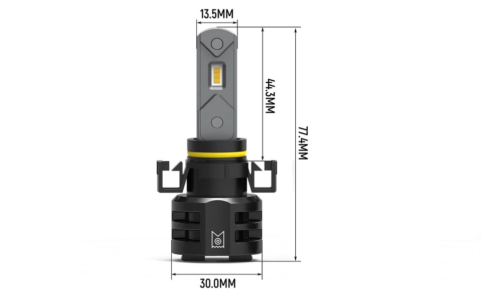 ARC Lighting Tiny Monster Concept Series H16 LED Headlight Bulb Kit PAIR 21161 - Image 4 of 4