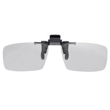 Polarized Clip-on 3D Glasses, Passive Circular 3D Viewing Glasses Frame