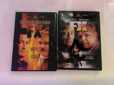 FX- 1986/ FX 2- 1991   DVD LOT OF BOTH FILMS Brian Dennehy Bryan Brown