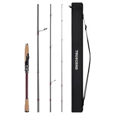 CrazBass Travel Fishing Rod, FUJI K Guide and Reel Seat, TORAY 30/40T Carbon ...