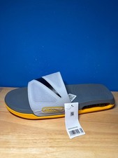 NIKE Air Max Cirro Slide 'Wolf Grey Yellow' DC1460-001, US M 13