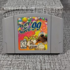 Bust-A-Move '99 (Nintendo 64, 1999) Authentic Tested Working Label Damag N64