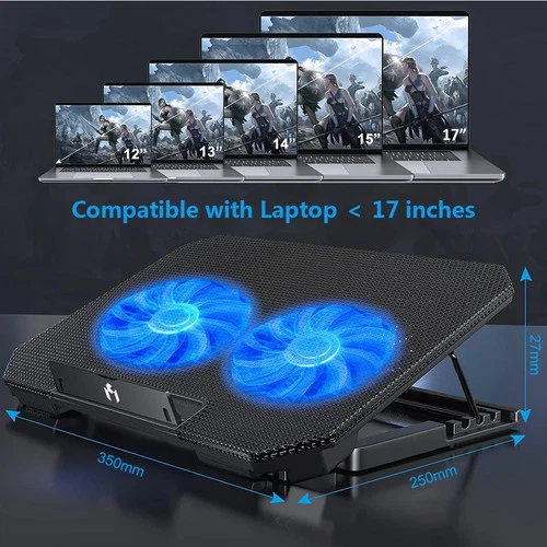 Laptop Cooler For Macbook 13-17 inch Notebook Cooling Pad Laptop Stand Radiator