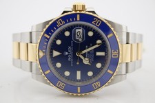 Rolex 2022 Submariner Date Blue Dial 18k YG & SS 41mm Watch 126613LB