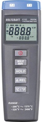 Voltcraft K102 Temperatur-Messgerät Temperaturbereich -200 bis 1370°C 1783859