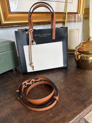 Mark Jacobs Mini Grind Tote Bag Handbag And Crossbody Color Blocking