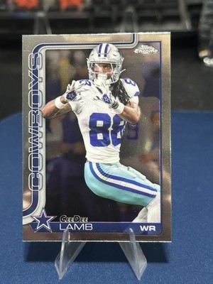 Topps Chrome 2025 CeeDee Lamb #76 Dallas Cowboys Base Set Football