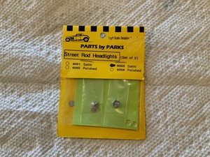 5/32 SPUN ALUMINUM AIR CLEANER 1:24 1:25 PART BY PARKS CAR MODEL ACCESSORY 3005