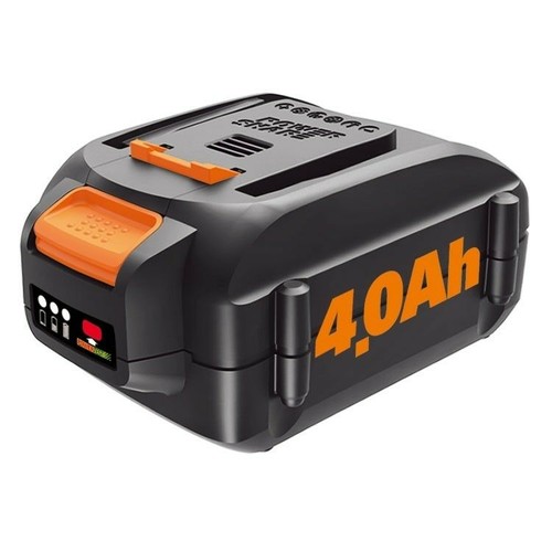 WORX WA3578 20V MaxLithium 4.0 Ah Battery for Trimmer, Hedge Trimmer, Blower-SR