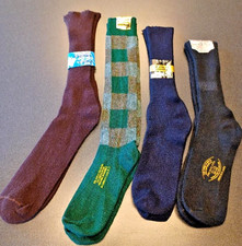 NEW Vintage Socks Mixed Lot Crew Turbo Hi-Bulk Stretch Especially Fine Hosiery