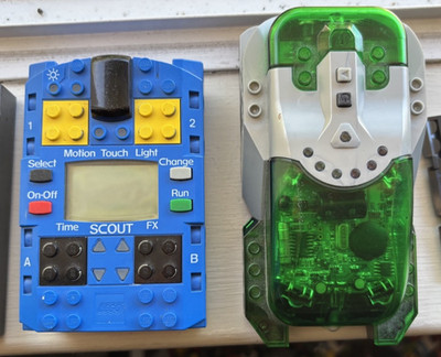 Lego Mindstorms Robotics 9735 Scout and accessories - TURNS ON