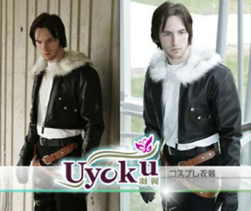 Costume FF8 Final Fantasy Squall Leonhart Cosplay Anime - Foto 3 di 4