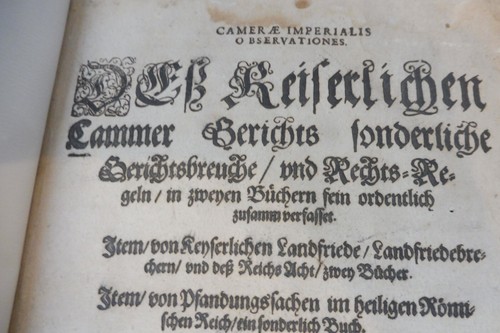 Rarität ! antikes , großes , dickes Buch , Gesetzbuch von 1603 , Hamburg - Bild 5 von 13