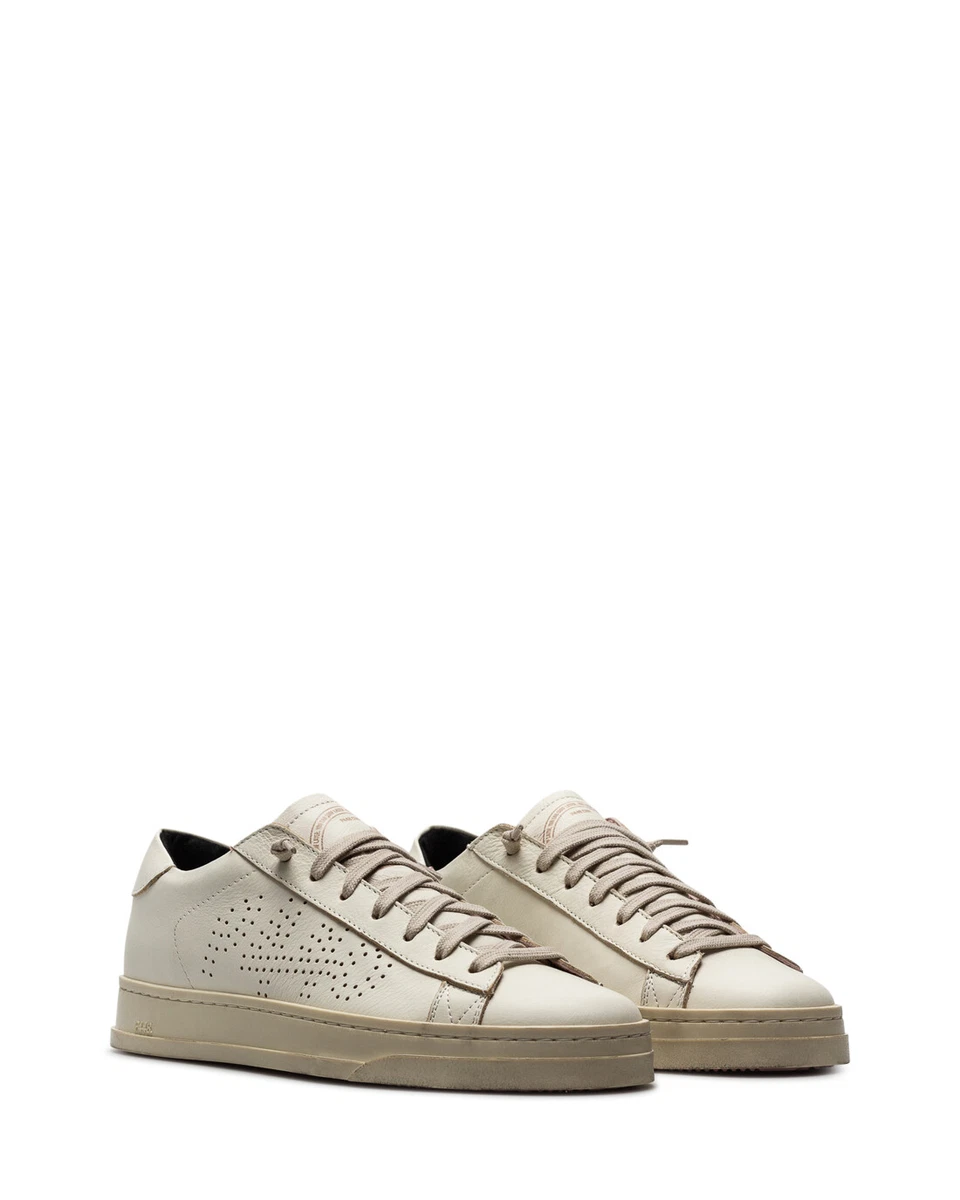 P448 SOHO TARET WHITE/SILVER SNEAKER – Stanleyeisenmanfineshoes